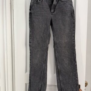 We The Free Charcoal Straight Leg Jeans